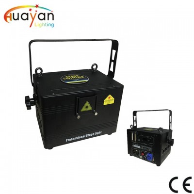 2W RGB full color Cartoon animation laser beam Stage DJ laser light show